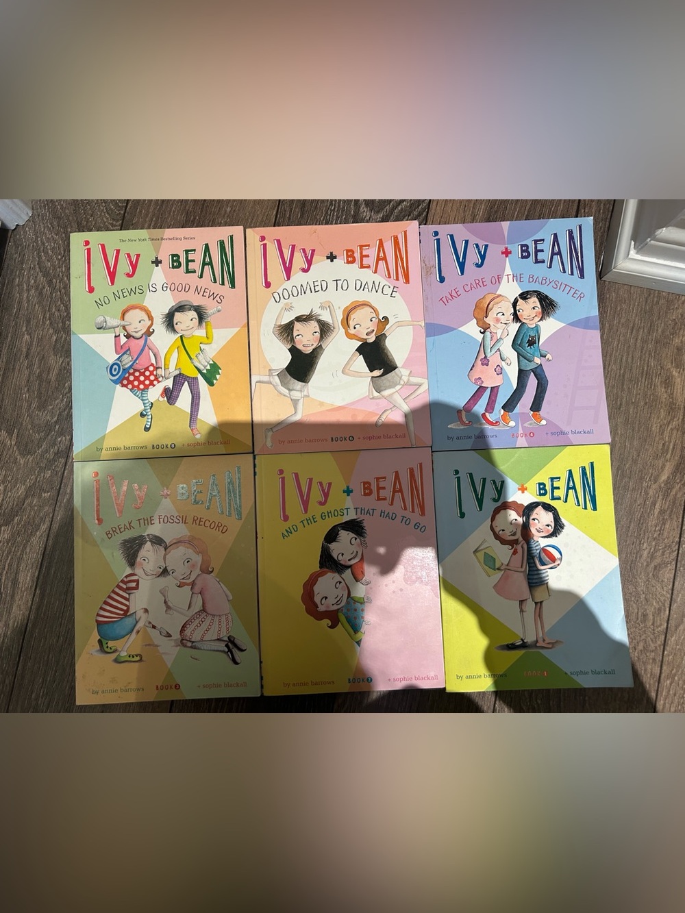 Scholastic Ivy + Bean Kids Book Set - Pastel Pink, Yellow, Green, Blue, Purple